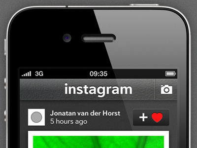 Instagram UI instagram interface ios iphone ui