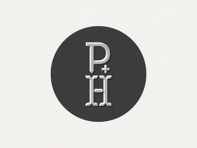 Pratt & Hewitt Logo Variation identity lettering logo type