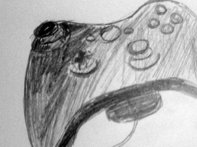 Controller challenge day 4 drawing pencil sketch sketchbook