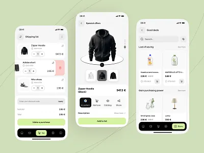 E-commerce Mobile App app design app ui ecommerce ecommerce app fashion fashion store app interface mobile app mobile app design mobile design mobile interface mobile store online shop shop store ui ui ux ux