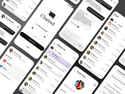 Mobile Application Design anshika app channel chats design easy inspiration minimalist mobile portfolio simple ui userexperience userinterface ux