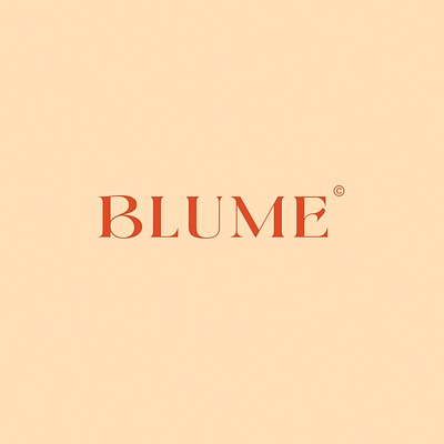 Blume Logo adobe illustrator branding design dribble graphic design logo logo design logo designs logos parfume logo simple logo