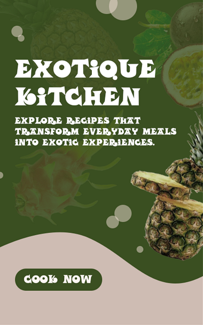 Eye-catching banner for an exotic cuisine recipe book. app branding design graphic design illustration logo typography ui ux vector