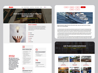 Simplifying Insurance Solutions – Ikonoa Website Revamp clean design design figma insurance website professional website uiux web design website