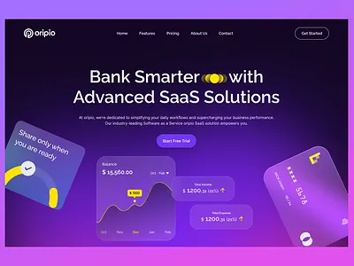 Finance Management Website banking card custom e wallet finance finance business finance landing page finance website fintech website design landing page minimalist saas sujon ui design web application web design website website design