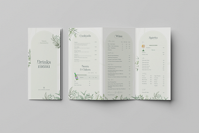 Marie Antoinette Menu Design branding design graphic design menu