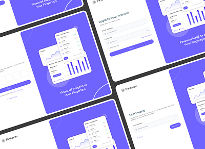 Finance - Login Page Page card dashboard finance login page products ui ui design ux