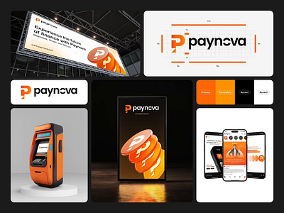 Paynova - Finance Brand Identity bank design brand guidelines branding branding identitiy emura studio fintech fintech branding fintech design graphic design logo logo design logo mark motion graphics visual identity