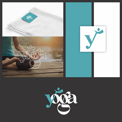 Yoga Logo asana branding design graphic design illustration inspire logo logotype meditation type typography vector yoga