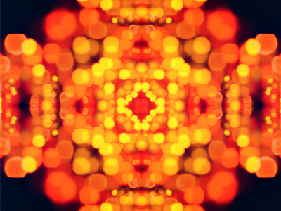 Pattern bokeh circle glow red sparks
