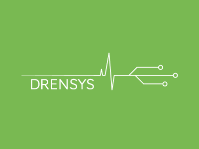 Drensys logo circuits green it lifeline logo