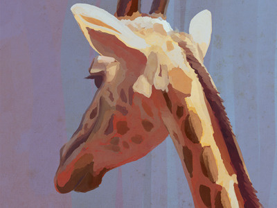 Giraffe Paint Test animal art digital giraffe illustration paint painter raster sai test tool