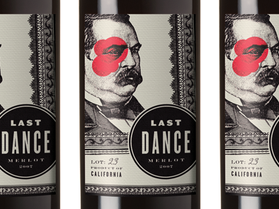 Bloodshot hangover packaging wine