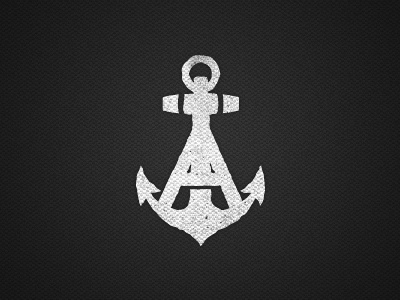 Amphaze Anchor a anchor logo texture vintage