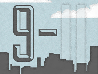 9 11 9 11 poster typography