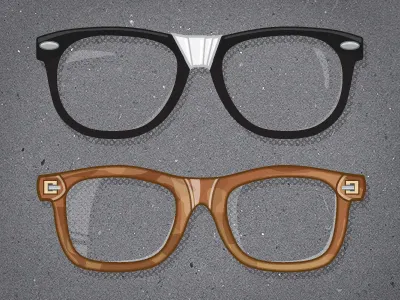 Spectacles app illustration ipad toohiptoquit