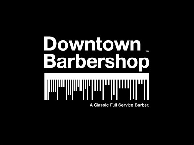 Downtown Comb barbershop branding downtown downtown barbershop identity logo oklahoma stillwater