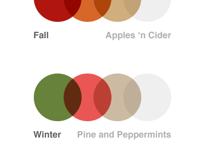 Seasonal Color Schemes color scheme