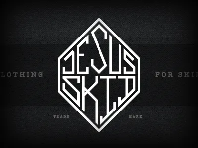 Jesus Skid Clothing Store bike clothing cycling fixed gear fixie jesus logo skid store tee shirt textile texture urban