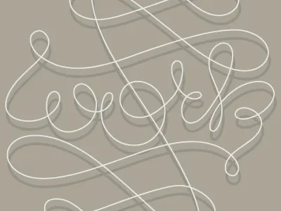 Work illustration typography