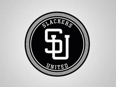 Slackers United badge identity logo streetwear