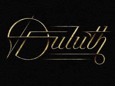 Duluth coffee made me do it duluth gold script simon ålander texture trampled by turtles typography