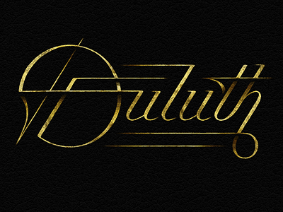 Duluth coffee made me do it duluth gold script simon ålander texture trampled by turtles typography