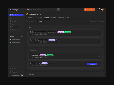 Motion after effect animation branding calendar clean design event interaction jitter motion motion graphics product design prototype todo typography ui ui ux user experience ux video