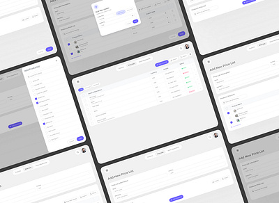 Inventory Management - Price Lists analytics card design dashboard design e commerce finance inventory inventory design inventory management minimal price list products ui ui design ux