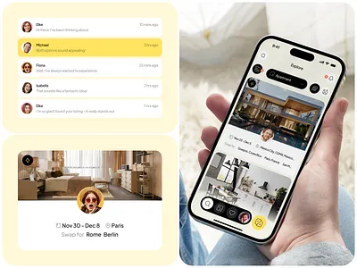 Real Estate App airbnb apartment app booking app design home house rent app interface ios ios app mobile app mobile app design property app real estate real estate app real estate design rent rent app