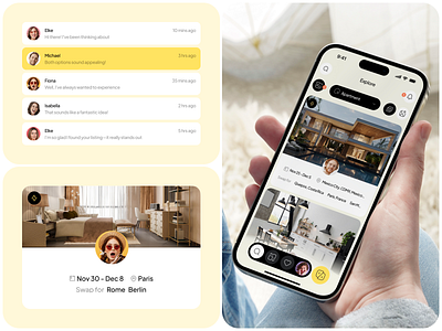 Real Estate App airbnb apartment app booking app design home house rent app interface ios ios app mobile app mobile app design property app real estate real estate app real estate design rent rent app