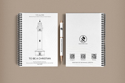 Notebook for men's camp branding design graphic design illustration logo notebook print typography vector