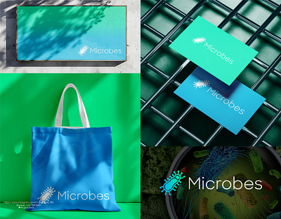 brand identity for Microbes brandidentity branding businessbranding clothingbrand graphicdesign logistics logocreation logodesigner logodesigns logomark modernlogo stationerydesign transport visualidentity