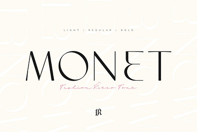 Monet - Vintage Font branding classic classy contrast fashion feminine funky heading italic magazine modern modern font modern sans monet vintage font old fashion round serif social media trendy wedding