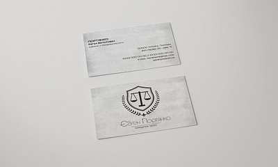 Business card for a lawyer branding business card business card for a lawyer design graphic design illustration logo typography vector