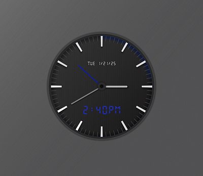 Watch simple watch ui ui design watch