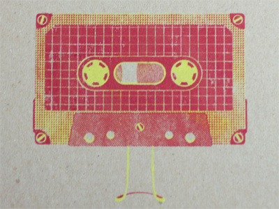 Mixtape character mixtape print screen texture