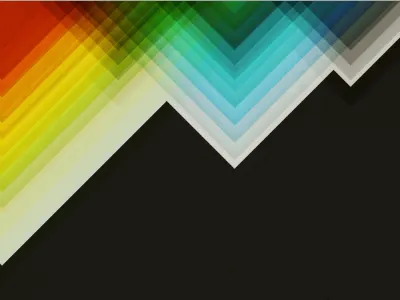 September 2011 Wallpaper art background colorful dark design geometric light minimal rainbow retro triangle vintage wallpaper