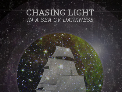 Chasing Light boat light ship space stars