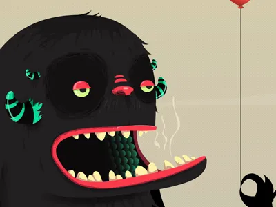 21 Years drawing character creature drawing geeklangel illustration monster photoshop