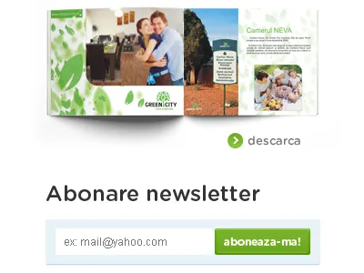 Greencity brochure design estate newsletter real real estate web web design