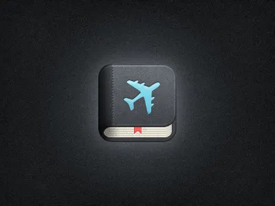 iPhone Travel App Icon (Book style) app book icon iphone travel
