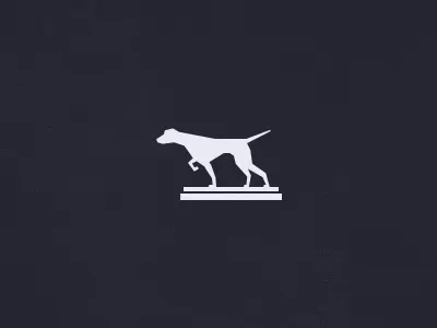 Recruitment Logo carreer dog hunt hunting job recruitment spot statue work