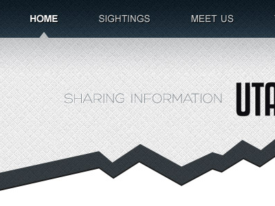 Website Header blue header mountains navigation pattern