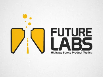 Future Labs Concept beaker lab logo science
