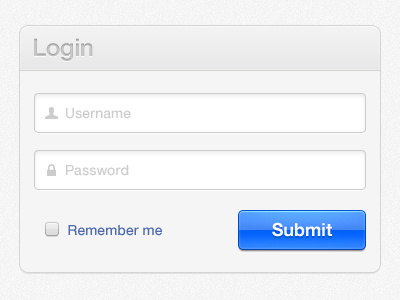 LogIN blue button form helveticons icons login shot ui username web