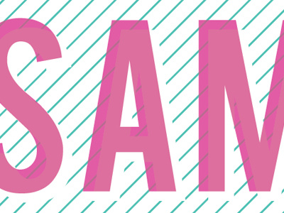 Hello. I'm Jessamy. graphic design typography