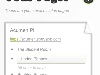 Editing List Items click edit list