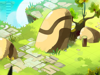 Preview of the next Maximini ankama background décor isométrie landscape maximini photoshop