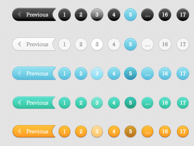 Pagination Styles design free psd fx styles pagination pagination styles psd styles web website